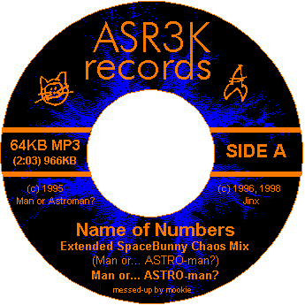 Side A: Name of Numbers,  Extended SpaceBunny Chaos Mix
